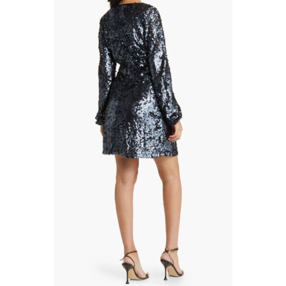 French Connection Wrap Mini Dress - Size 2 - NWT - Picture 10 of 10